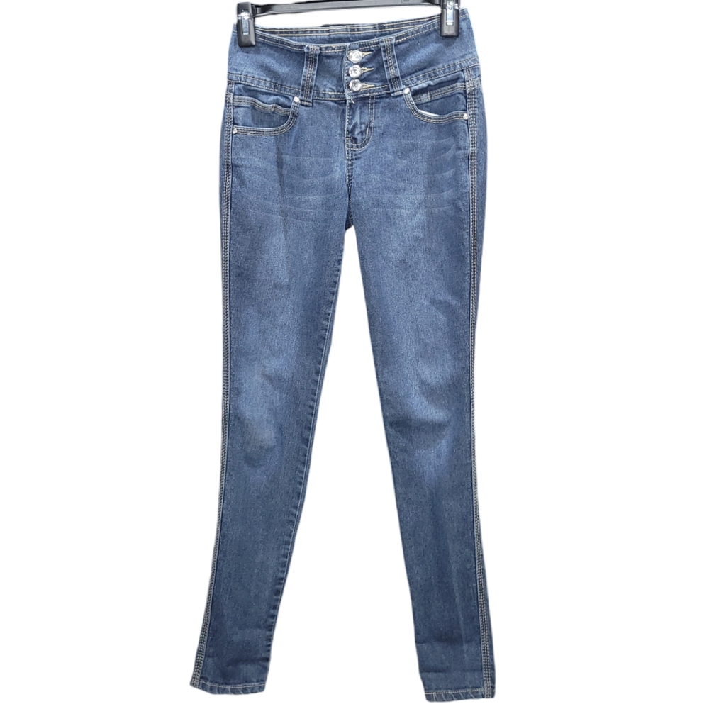Diamante Skinny Jeans Size 1 Juniors